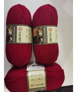 YarnArt Merino Exclusive Knitting Yarn lot of 3 skeins/Balls - £31.30 GBP