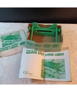 1971 Vintage Bandwagon Weave Easy Plastic Hand Loom-Needle &amp; Instructions - €7,64 EUR