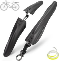 Bike Fender Set With 26 Ft. Of Diy Reflective Tape, Adjustable Bicycle Fenders - $31.93