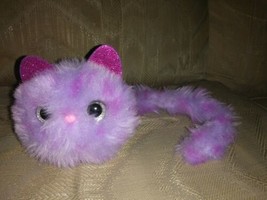 Pomsies Purple Cat Interactive Plush Light Up Glitter Eyes Sound Purple 2018... - £10.27 GBP