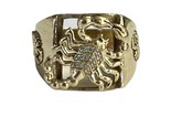 Unisex Cluster ring 10kt Yellow Gold 407818 - $329.00