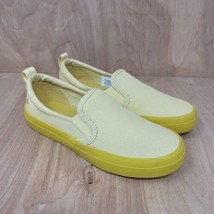 Sperry Top Sider Womens Shoes Size 6 Pastel Yellow Slip On Canvas Sneakers - $37.87