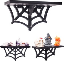 Black Spooky Goth Wall Decor For Kitchen And Home - Crystal Display Shelf For - £28.19 GBP