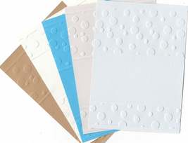 Embossed Paper. A6. Dots. Choice of Colour - €0,30 EUR+