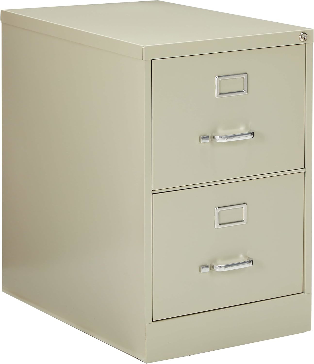 Lorell® Fortress 26-1/2"D Vertical 2-Drawer Legal-Size File Cabinet, Putty - $405.95