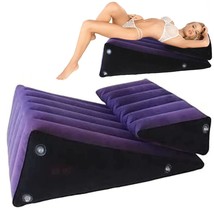 Sex Cushion Set 2Pcs Sex Aid Ramp Inflatable Magic Sofa Combination Triangle Pil - £73.30 GBP