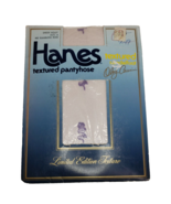 Oleg Cassini Pantyhose Sz A Lilac Textured Sandalfoot Vtg Hanes Rambling... - £6.98 GBP