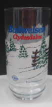 Budweiser Clydesdales 1995 Christmas beer glass - £8.93 GBP