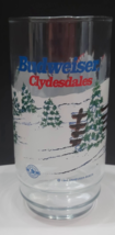 Budweiser Clydesdales 1995 Christmas beer glass - £9.06 GBP