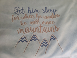 Koala Baby Let Him Sleep For When He Awakes He Will Move Mountains Blue Blanket - $44.43