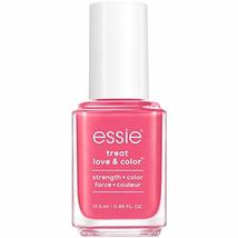 essie Strength and Color Nail Care Polish, Punch It Up, Full Coverage Pink with  - $6.75