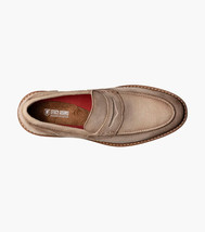 Stacy Adams Hopkins Moc Toe Penny Slip-On Shoes Sand 25708-269 image 4