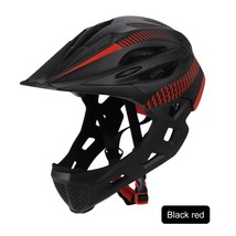 Adjustable Kids Cycling Helmet MTB Road Mountain Bicycle Helmet Full Face Detach - £53.85 GBP