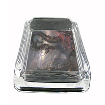 Dragon Glass Ashtray D16 4&quot;x3&quot; Mythology Beast Fire Game of Thrones - £39.52 GBP