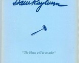 Leadership of Speaker Sam Rayburn The House Will Be In Order 1961  - $15.84