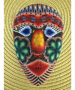 Mexican Huichol Beaded Mask Hand Made Small - $647.06 MXN