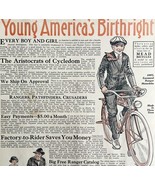 Mead Cycle Ranger Motorbike 1924 Advertisement Lithograph Bicycles DWCC5 - $69.99