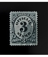 1879 3c Official Post Office Department Stamp, Black Scott O108 Used F/VF - $6.82 CAD