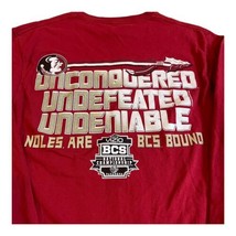 BCS Championship FSU Fear The Spear Seminoles Shirt Adult Medium Florida State - £21.06 GBP