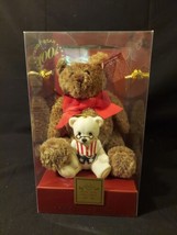 New Lenox American Bears 100th Anniversary Plush Teddy Bear &amp; Ceramic Ornament  - £10.63 GBP