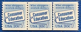 U.S. Scott 2005 20¢ Consumer Education MNH PNC #2 Plate Number Strip of ... - £4.62 GBP
