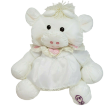 VINTAGE FISHER PRICE 1986 PUFFALUMP 8001 WHITE COW STUFFED ANIMAL PLUSH ... - £66.48 GBP