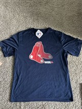 NWT Boston Red Sox Shirt Mens Adult Blue Casual Outdoors MLB Baseball Size XL - £18.29 GBP