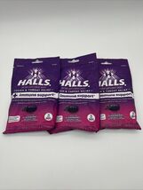 3 Halls ELDERBERRY 25-Drops Cough Throat Relief Clears Mucus Immune Supp... - $13.41