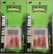 Lot of 2 Primos 628 Turkey Hunting Call Box Chalk Wax Free Accessory New - £10.11 GBP