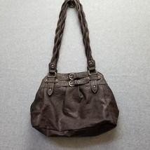 Rosetti Brown Purse Shoulder Bag w Twisted Straps - £12.41 GBP