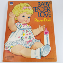 1971 BABY TEARFUL BANY TENDER LOVE PAPER DOLL BOOK WHITMAN VTG - £7.29 GBP