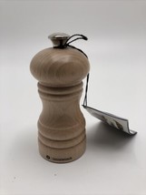 Berlin Wood Mill Refillable Pepper Grinder 4.7inch Natural Beech - £35.05 GBP