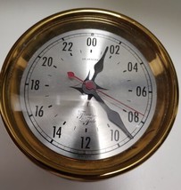 Captains Brass Time and Tide Ships Clock Vintage Nautical  - £212.54 GBP