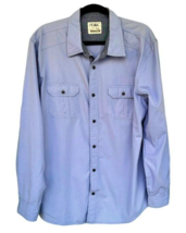 Paper Denim Cloth Shirt Men&#39;s Size XL Cotton Blue Long Sleeve Button Up PD and C - £6.83 GBP