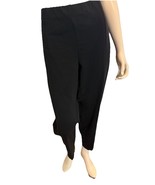 J.Jill Women&#39;s Ponte Slim Leg Slacks Ankle Black XL - $26.51 CAD