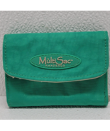 MultiSac Green Nylon Trifold Small Wallet - $21.87