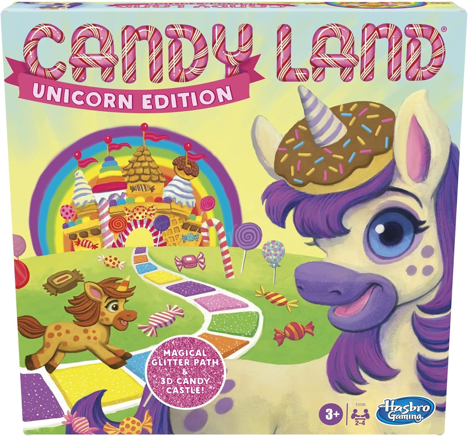 Candy Land Unicorn Edition Toddler Games Unicorn Toys Perfect Kids Gifts Board G - $35.08