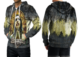 New Marilun Manson Unique Full Print Zipper Hoodies - £27.51 GBP