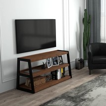 Simplihome Sawhorse Solid Wood Universal Tv Media Stand, 48 Inch Wide , Modern - £239.66 GBP