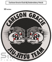 Carlson Gracie Embroidery Patches BJJ Gi Patches Gracie BJJ Embroidery P... - $19.99