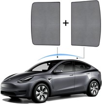 Compatible With Tesla Model Y Roof Sunshade 2 Piece Sunshade Panoramic Sunroof - £26.96 GBP