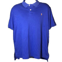 Ralph lauren Polo Short Sleeve shirt Blue Pre-owned Pima Soft touch ￼Size Large - £10.98 GBP