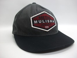 Metal Mulisha Anti Est 1999 Patch Hat Black Gray Stretch Fit Baseball Cap - £15.73 GBP