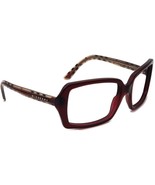 Burberry Sunglasses Frame Only B 4075 3178/11 Burgundy Rectangular Italy... - $149.99