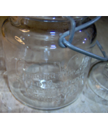 Grandma Wheaton&#39;s OLD FASHIONED RECEIPTS Clear 1 Pint Canning Jar Bail W... - £34.06 GBP