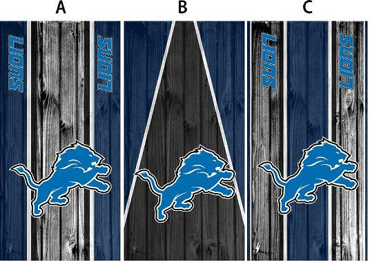 Cornhole Board Vinyl Wrap Lions - sold individually