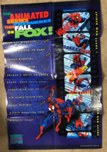 SPIDER-MAN Fox Animated (1994) Marvel Comics 22&quot; X 33&quot; Promotional Poster - £11.86 GBP