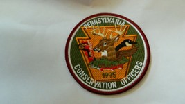 PENNSYLVANIA GAME COMMISSION 1995 CONSERVATION OFFICER DEER PATCH FREE U... - $9.49