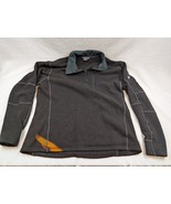 Kuhl Sweater Mens Dark Brown Fleece Quarter Zip Pullover Sweatshirt XXL 2XL - €16,91 EUR