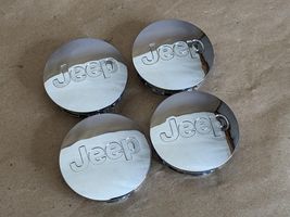 Set of 4 OEM Wheel Center Cap Genuine Jeep For 18" Wheels 2 1/8" Chrome ... - $34.60